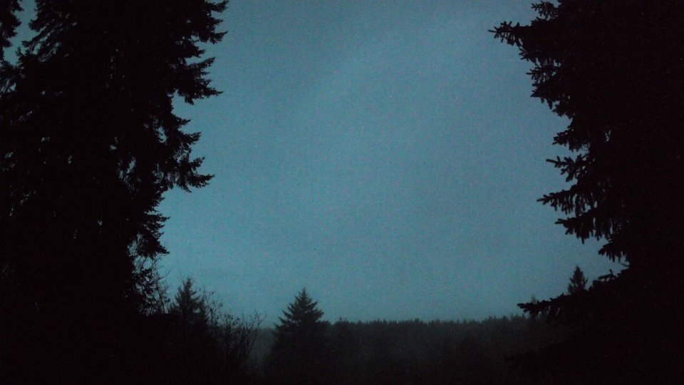 Pacific Northwest skyline timelapse frame from Dec 23rd, 2025 at 7:15 AM