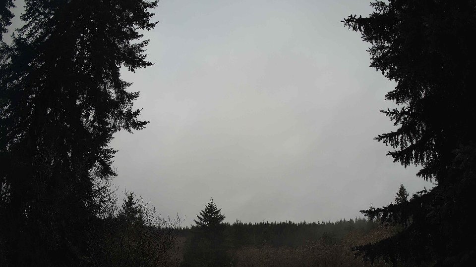 Pacific Northwest skyline timelapse frame from Dec 23rd, 2025 at 9:00 AM