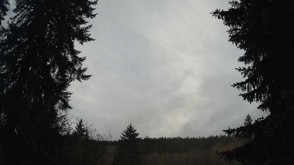Pacific Northwest skyline timelapse frame from Dec 23rd, 2025 at 9:15 AM
