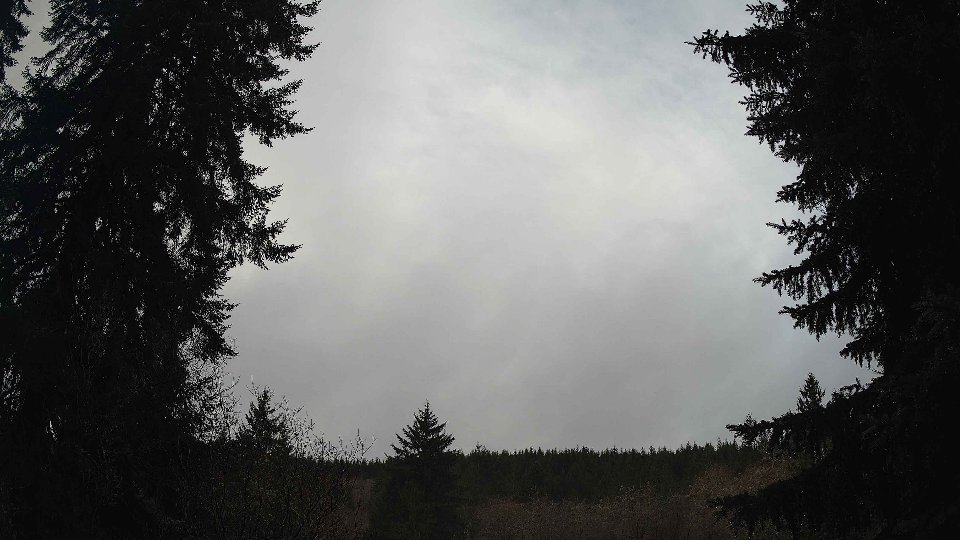 Pacific Northwest skyline timelapse frame from Dec 23rd, 2025 at 9:45 AM