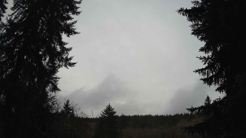 Pacific Northwest skyline timelapse frame from Dec 23rd, 2025 at 10:45 AM