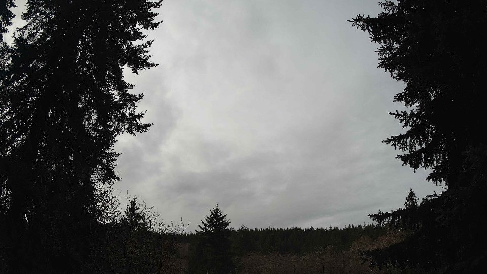Pacific Northwest skyline timelapse frame from Dec 23rd, 2025 at 11:45 AM