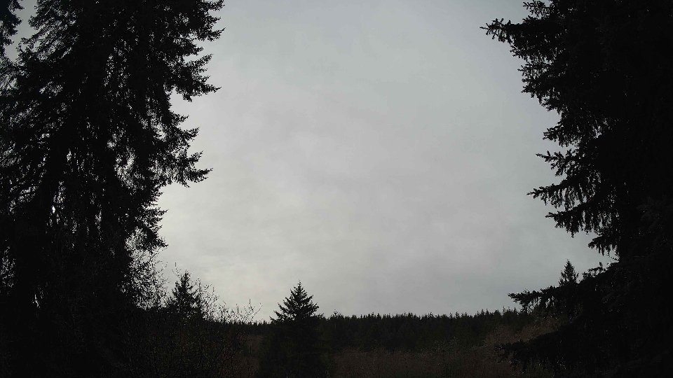 Pacific Northwest skyline timelapse frame from Dec 23rd, 2025 at 12:45 PM