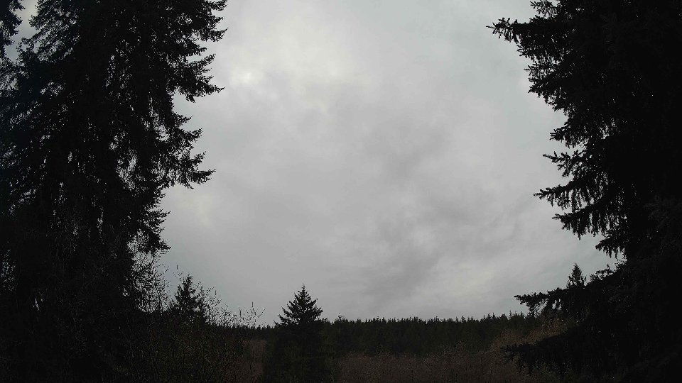 Pacific Northwest skyline timelapse frame from Dec 23rd, 2025 at 2:45 PM