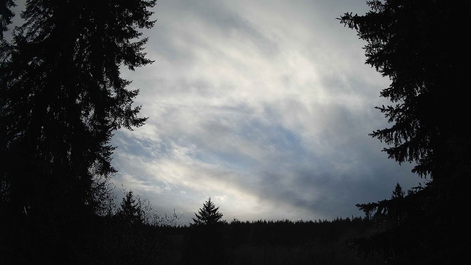Pacific Northwest skyline timelapse frame from Dec 23rd, 2025 at 3:45 PM
