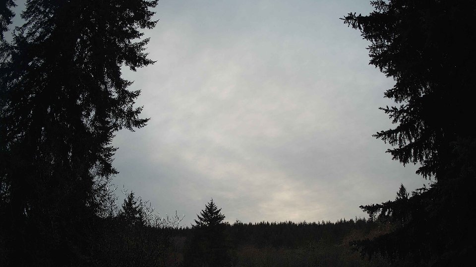Pacific Northwest skyline timelapse frame from Dec 23rd, 2025 at 4:00 PM