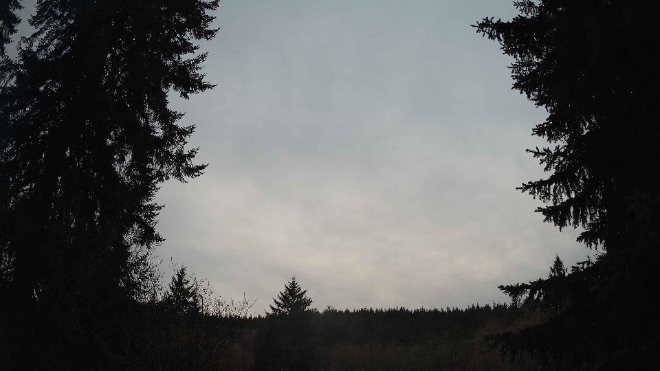 Pacific Northwest skyline timelapse frame from Dec 23rd, 2025 at 4:15 PM