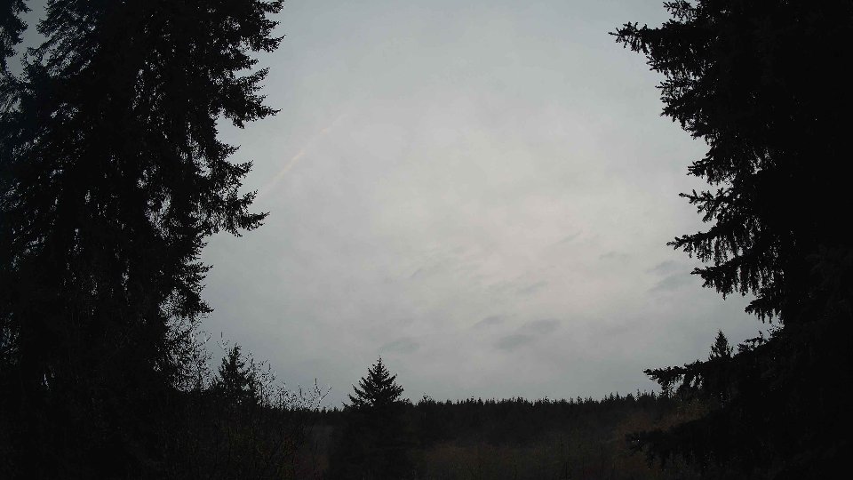 Pacific Northwest skyline timelapse frame from Dec 23rd, 2025 at 4:30 PM