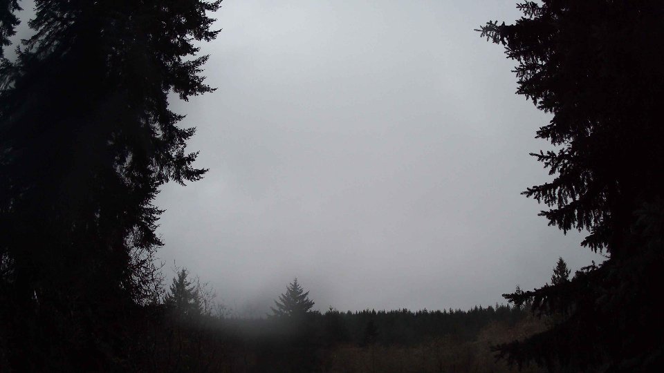 Pacific Northwest skyline timelapse frame from Dec 24th, 2025 at 7:45 AM