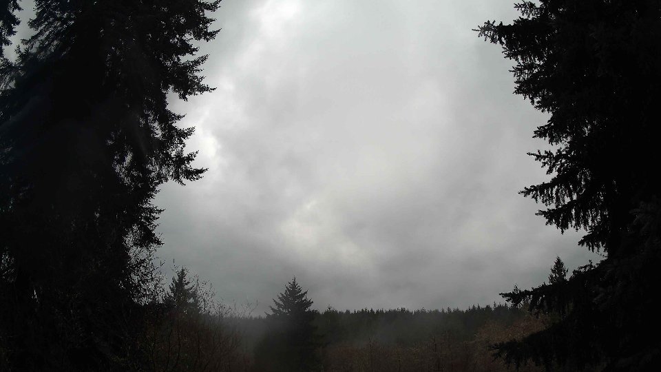 Pacific Northwest skyline timelapse frame from Dec 24th, 2025 at 8:00 AM