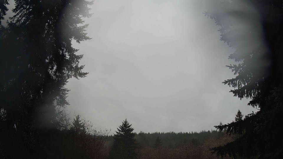 Pacific Northwest skyline timelapse frame from Dec 24th, 2025 at 9:45 AM