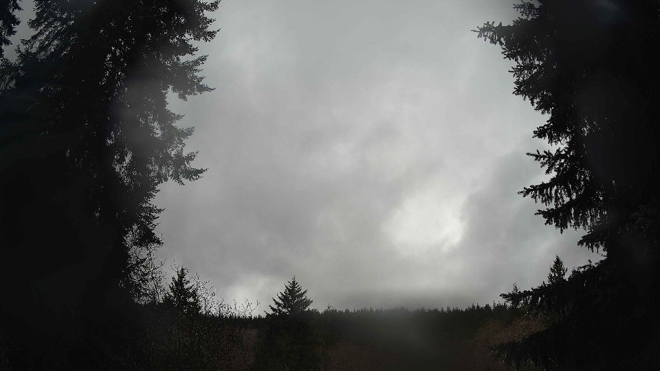 Pacific Northwest skyline timelapse frame from Dec 24th, 2025 at 12:30 PM