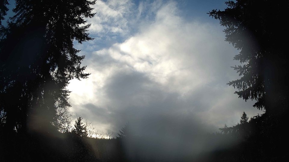 Pacific Northwest skyline timelapse frame from Dec 24th, 2025 at 3:00 PM