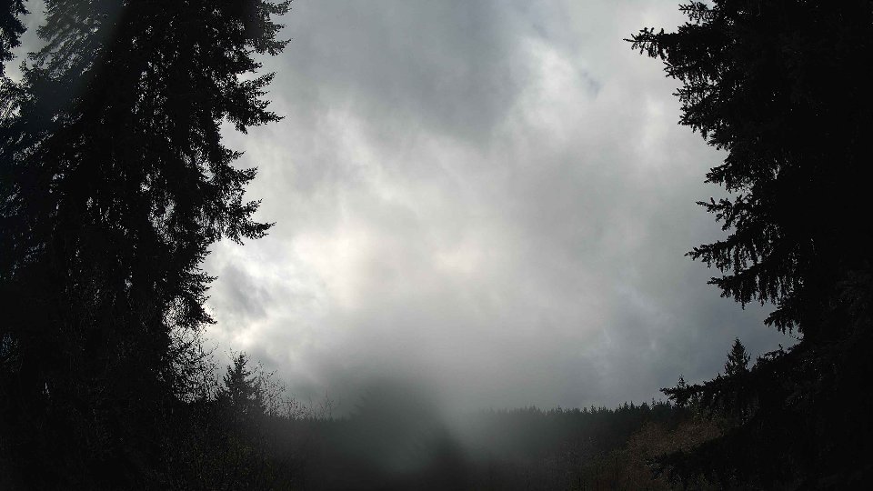 Pacific Northwest skyline timelapse frame from Dec 25th, 2025 at 10:45 AM