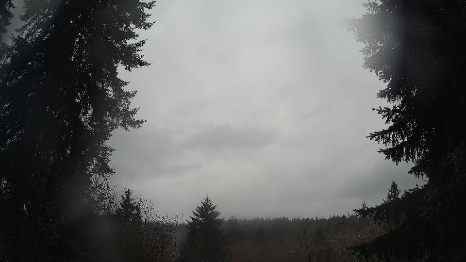 Pacific Northwest skyline timelapse frame from Dec 25th, 2025 at 11:30 AM