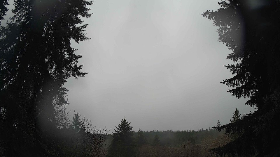 Pacific Northwest skyline timelapse frame from Dec 25th, 2025 at 11:45 AM