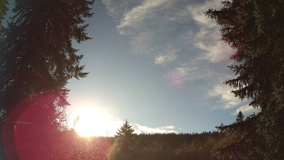 Pacific Northwest skyline timelapse frame from Dec 25th, 2025 at 2:30 PM