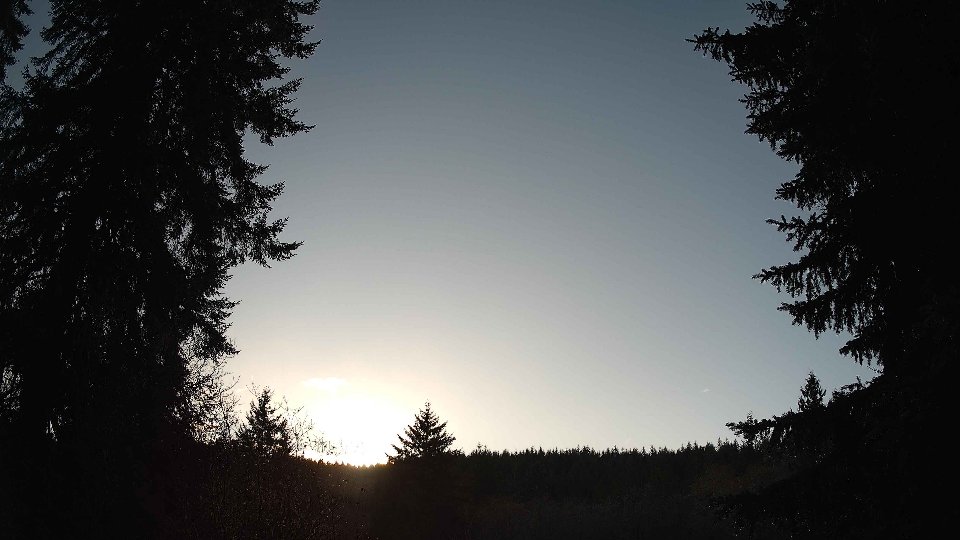 Pacific Northwest skyline timelapse frame from Dec 25th, 2025 at 3:00 PM