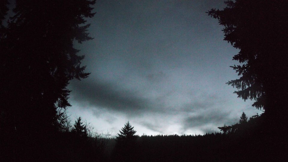 Pacific Northwest skyline timelapse frame from Dec 25th, 2025 at 5:15 PM
