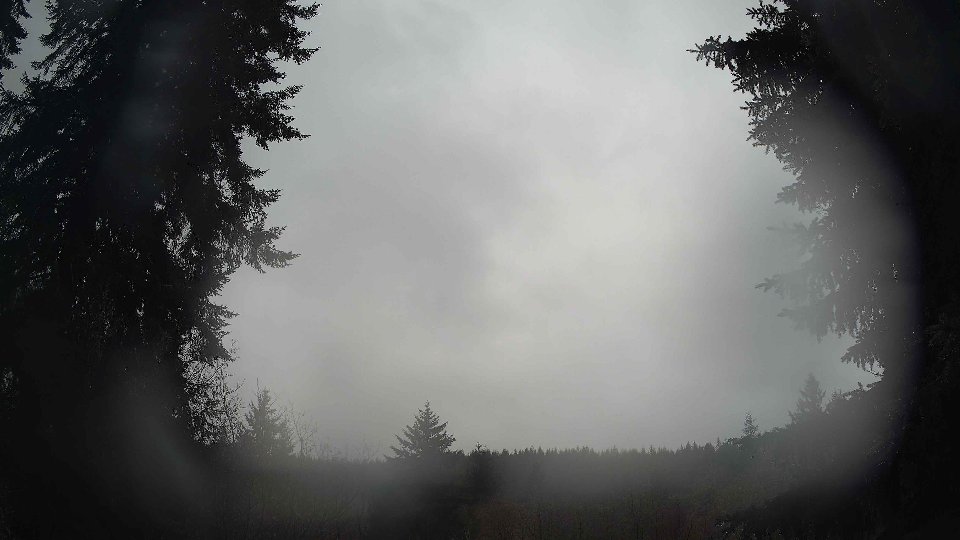 Pacific Northwest skyline timelapse frame from Dec 26th, 2025 at 8:15 AM