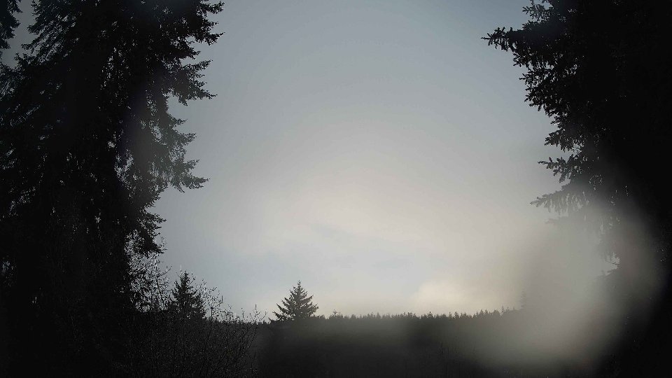 Pacific Northwest skyline timelapse frame from Dec 26th, 2025 at 9:00 AM