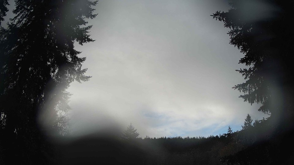 Pacific Northwest skyline timelapse frame from Dec 26th, 2025 at 10:15 AM