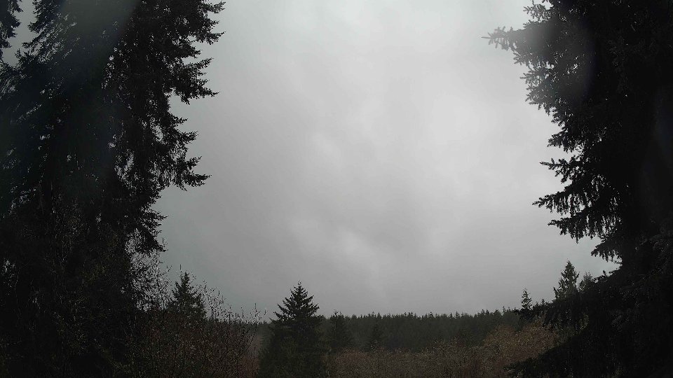 Pacific Northwest skyline timelapse frame from Dec 26th, 2025 at 12:15 PM