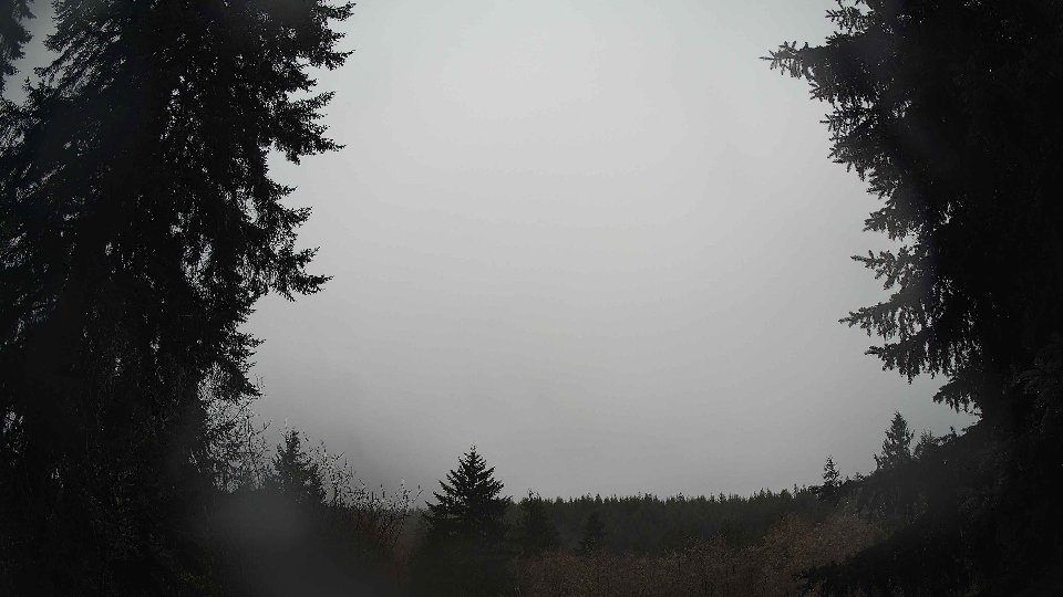 Pacific Northwest skyline timelapse frame from Dec 26th, 2025 at 1:15 PM