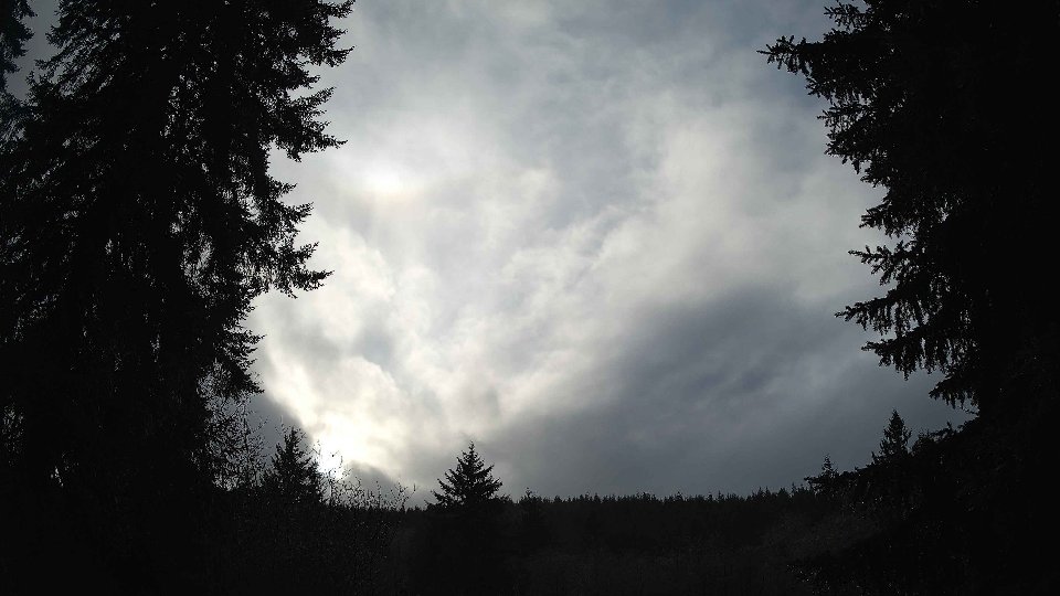 Pacific Northwest skyline timelapse frame from Dec 26th, 2025 at 2:30 PM