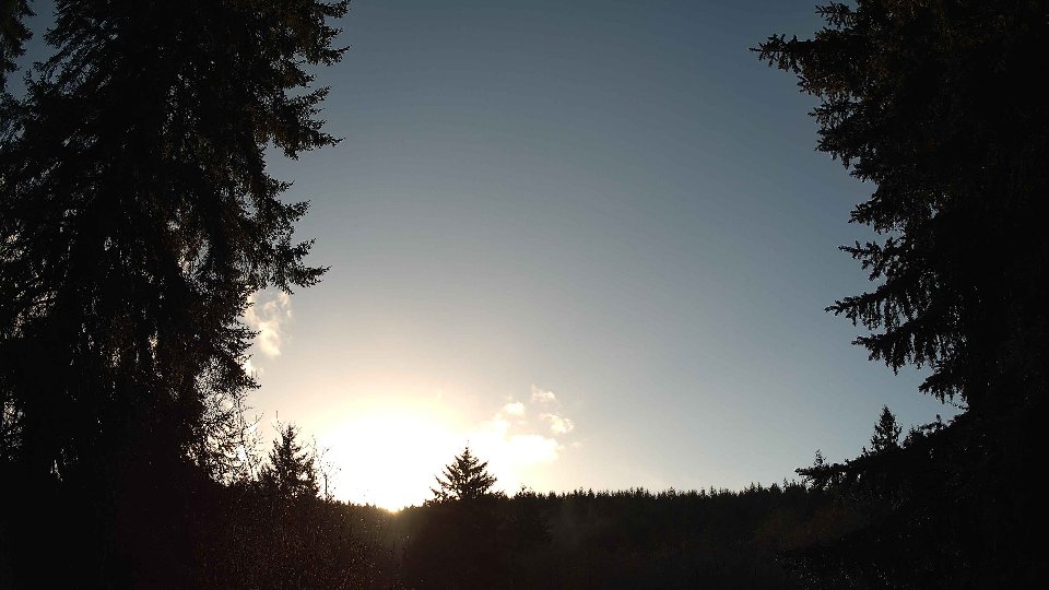Pacific Northwest skyline timelapse frame from Dec 26th, 2025 at 3:00 PM