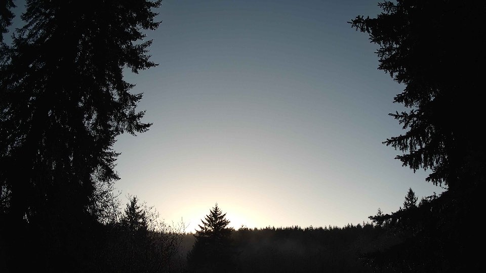 Pacific Northwest skyline timelapse frame from Dec 26th, 2025 at 3:30 PM
