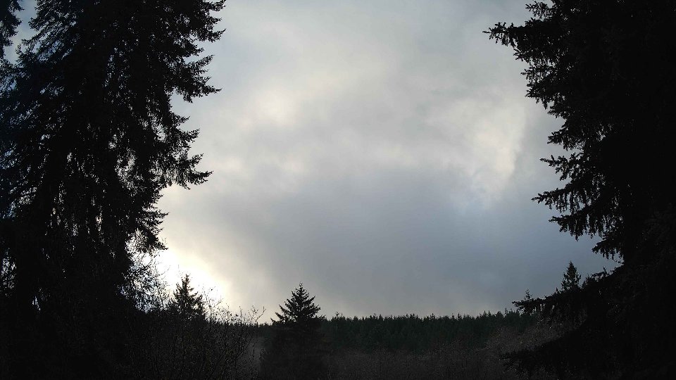 Pacific Northwest skyline timelapse frame from Dec 26th, 2025 at 3:45 PM