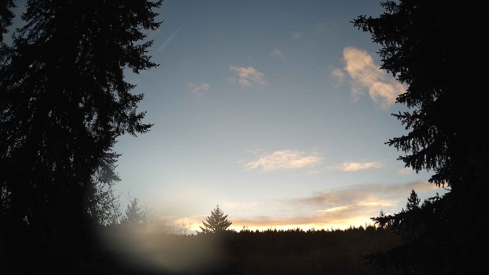 Pacific Northwest skyline timelapse frame from Dec 26th, 2025 at 4:00 PM