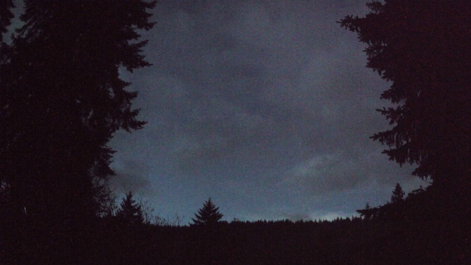 Pacific Northwest skyline timelapse frame from Dec 26th, 2025 at 7:09 AM