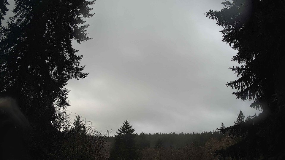 Pacific Northwest skyline timelapse frame from Dec 27th, 2025 at 10:00 AM