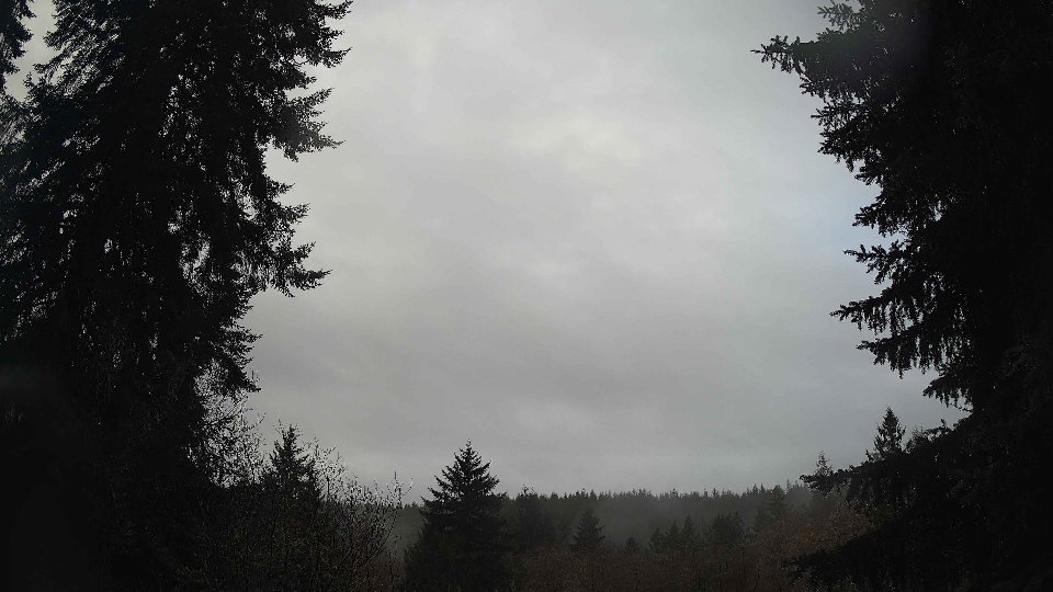 Pacific Northwest skyline timelapse frame from Dec 27th, 2025 at 10:15 AM
