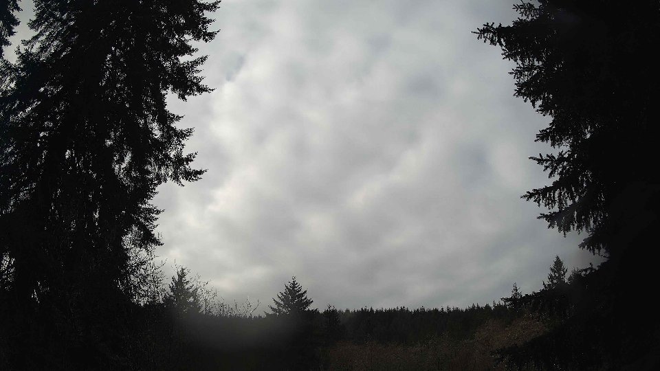 Pacific Northwest skyline timelapse frame from Dec 27th, 2025 at 11:45 AM