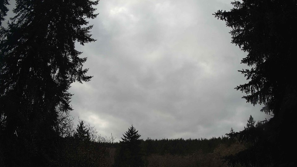 Pacific Northwest skyline timelapse frame from Dec 27th, 2025 at 12:15 PM