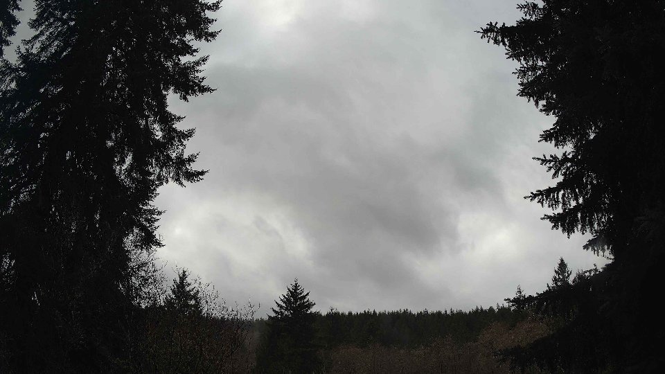 Pacific Northwest skyline timelapse frame from Dec 27th, 2025 at 12:30 PM