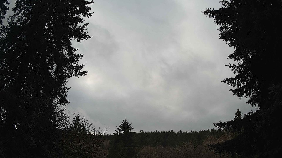 Pacific Northwest skyline timelapse frame from Dec 27th, 2025 at 2:00 PM