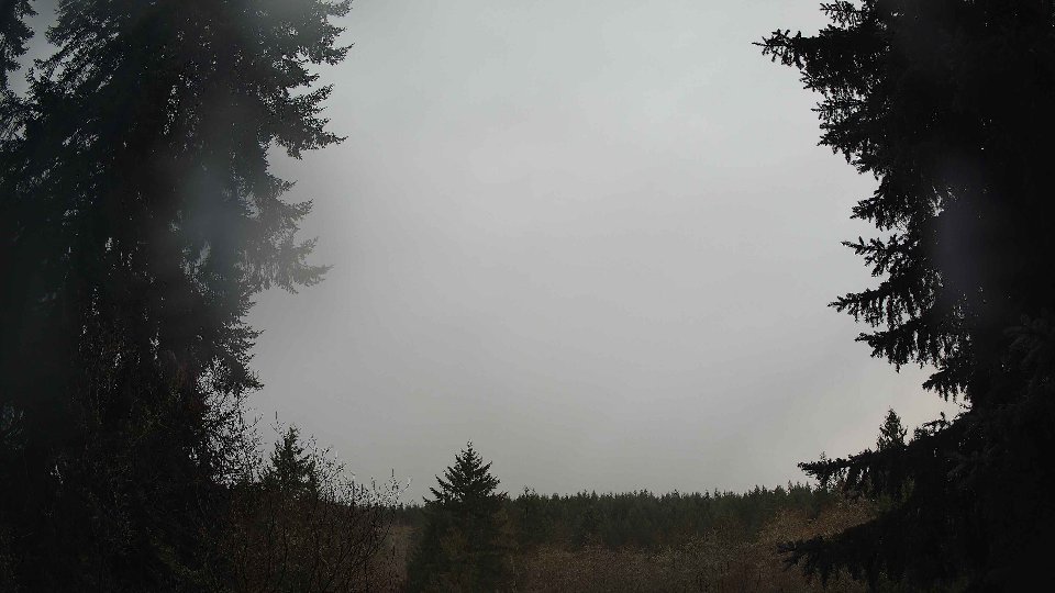Pacific Northwest skyline timelapse frame from Dec 27th, 2025 at 3:45 PM