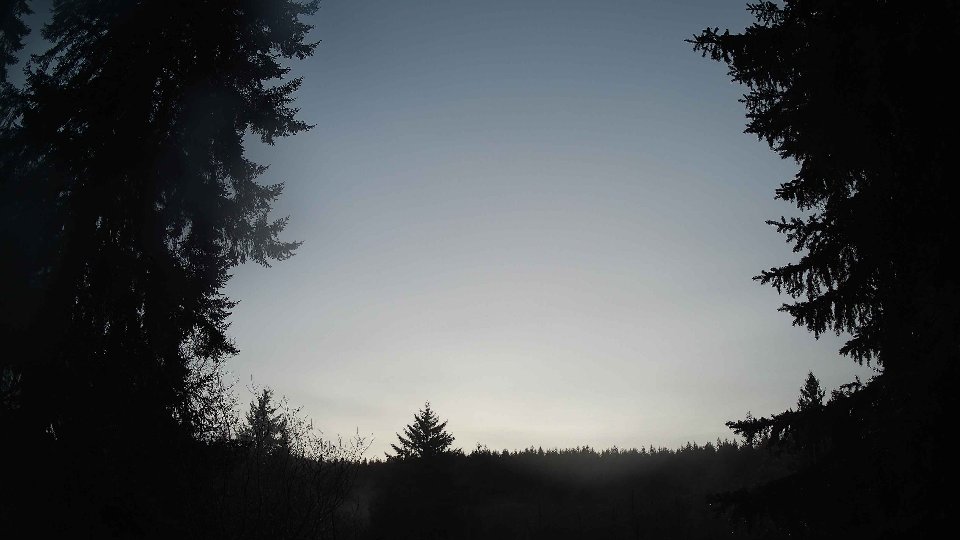 Pacific Northwest skyline timelapse frame from Dec 27th, 2025 at 4:45 PM