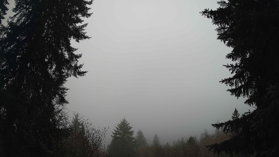 Pacific Northwest skyline timelapse frame from Dec 28th, 2025 at 9:30 AM