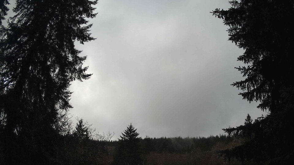 Pacific Northwest skyline timelapse frame from Dec 28th, 2025 at 12:15 PM