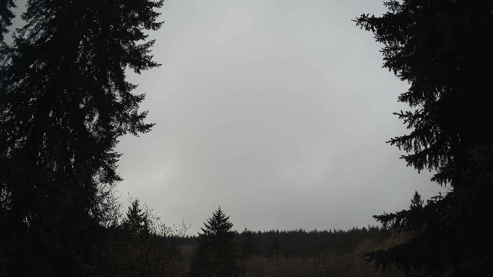 Pacific Northwest skyline timelapse frame from Dec 28th, 2025 at 1:00 PM