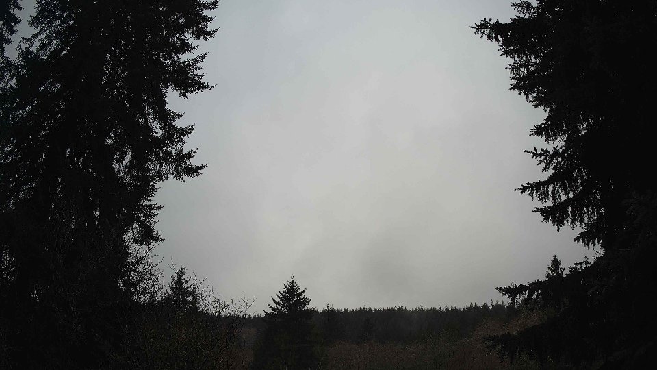 Pacific Northwest skyline timelapse frame from Dec 28th, 2025 at 1:15 PM