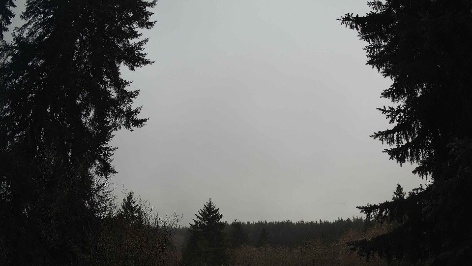 Pacific Northwest skyline timelapse frame from Dec 28th, 2025 at 1:30 PM