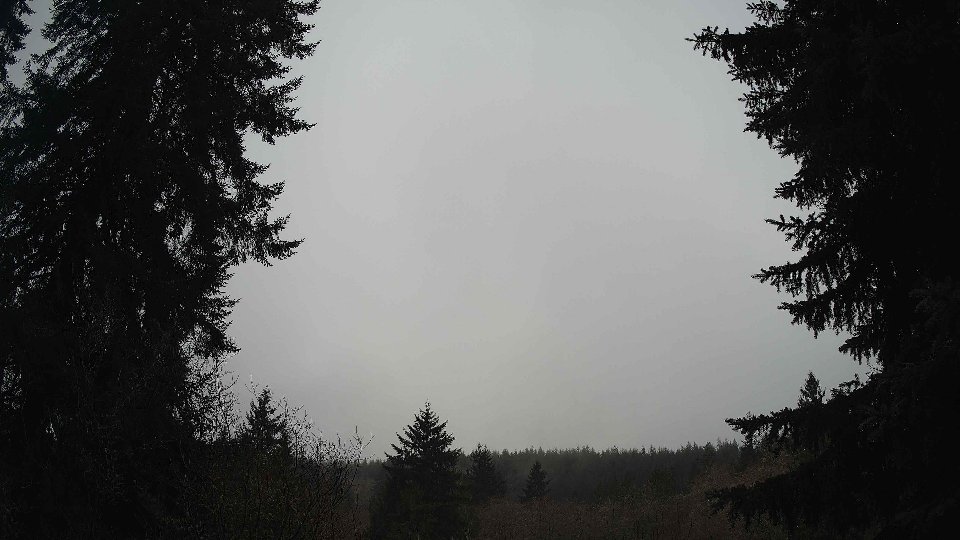 Pacific Northwest skyline timelapse frame from Dec 28th, 2025 at 1:45 PM