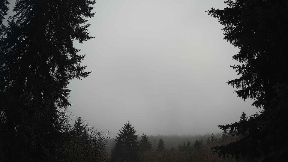 Pacific Northwest skyline timelapse frame from Dec 28th, 2025 at 2:45 PM