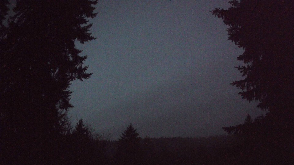 Pacific Northwest skyline timelapse frame from Dec 28th, 2025 at 5:18 PM